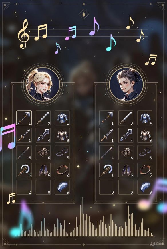 Players trading items in a classic RPG